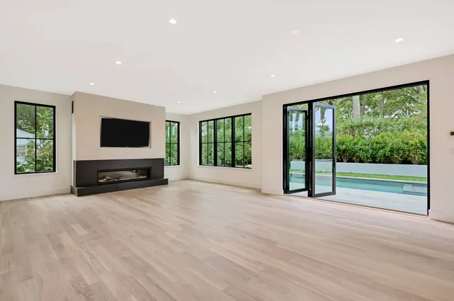 a view of livingroom with flat screen tv
