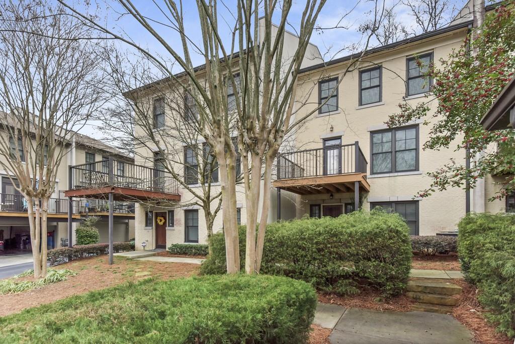 116 Knob Hills Circle, Unit 116 Decatur, GA 30030 - Photo 1 of 1 Unit 116 is second in from the end with views of the pool and courtyard areas.
