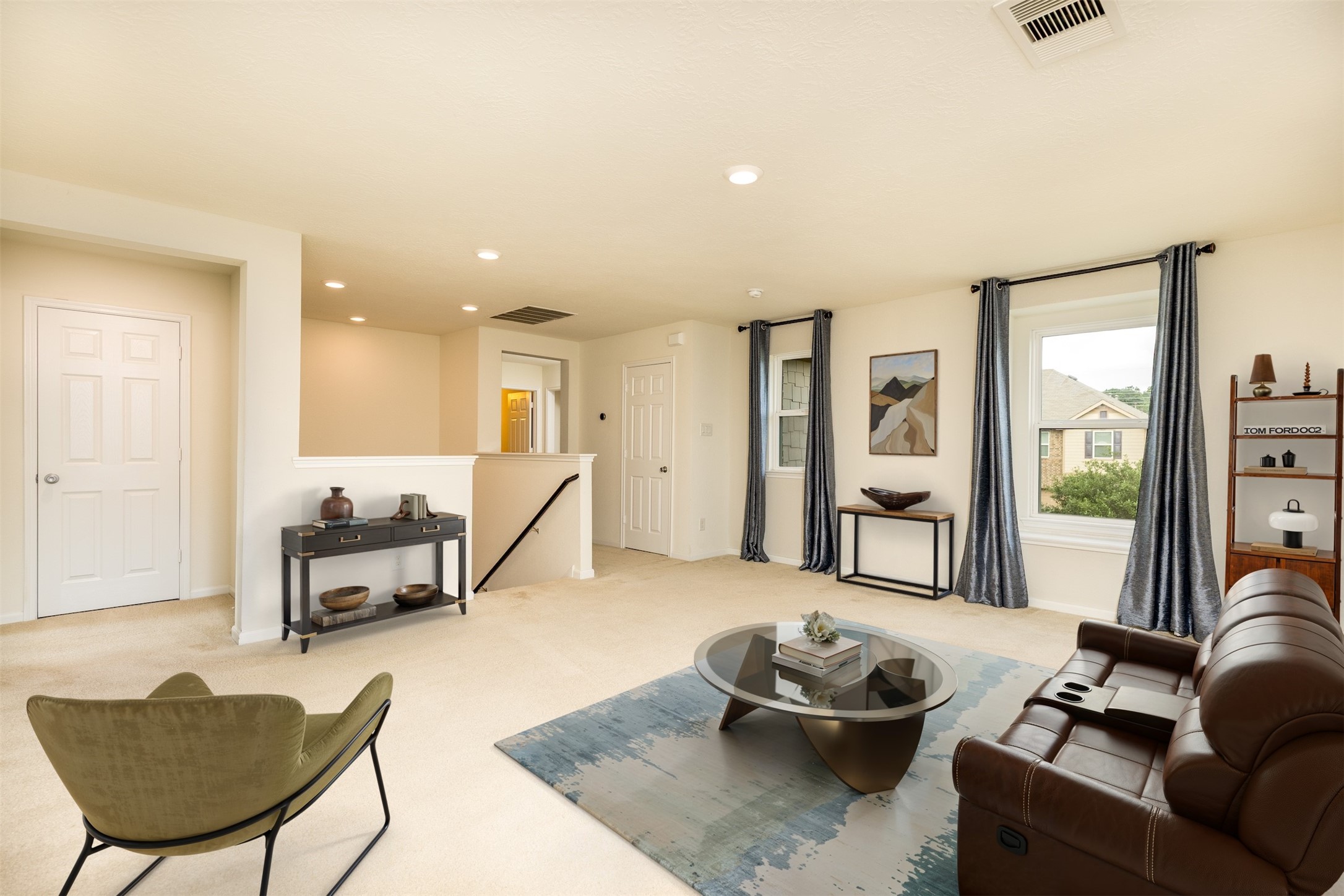 15623 Hanover Breeze Lane Houston, TX 77044 - Photo 20 of 46 a living room with furniture and a rug