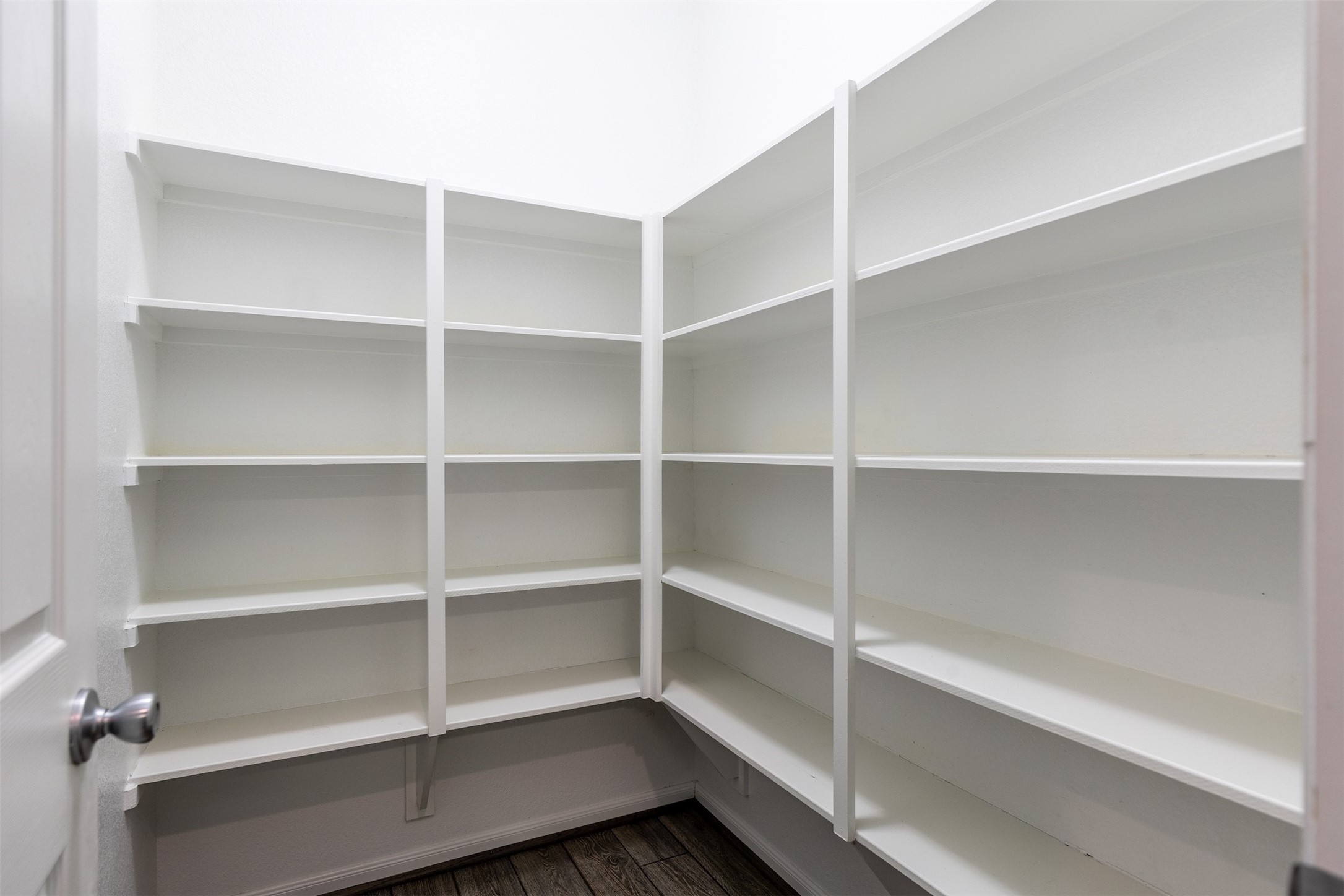 15623 Hanover Breeze Lane Houston, TX 77044 - Photo 31 of 46 a view of walk in closet with empty racks