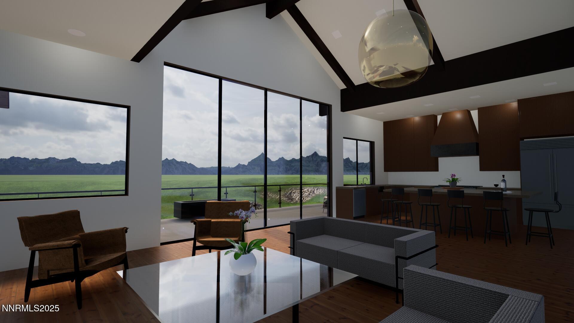 2395 Eagle Bend Trail Reno, NV 89523 - Photo 14 of 24 a living room with furniture and a floor to ceiling window