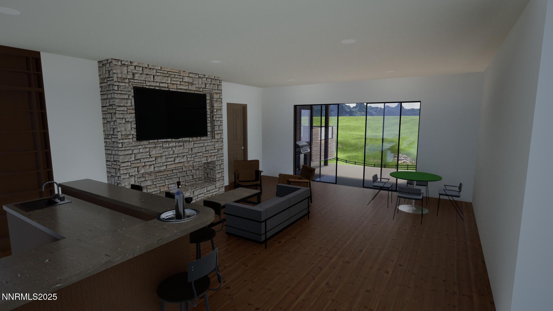 2395 Eagle Bend Trail Reno, NV 89523 - Photo 18 of 24 a living room with furniture and a flat screen tv