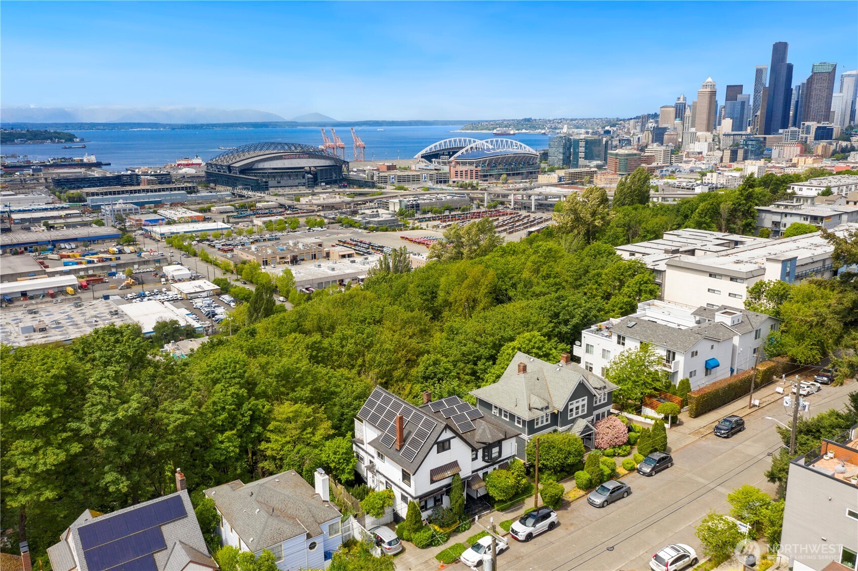 1745 12th Avenue South, Unit 1 4 Seattle, WA 98144 - Photo 4 of 39 an aerial view of multiple house