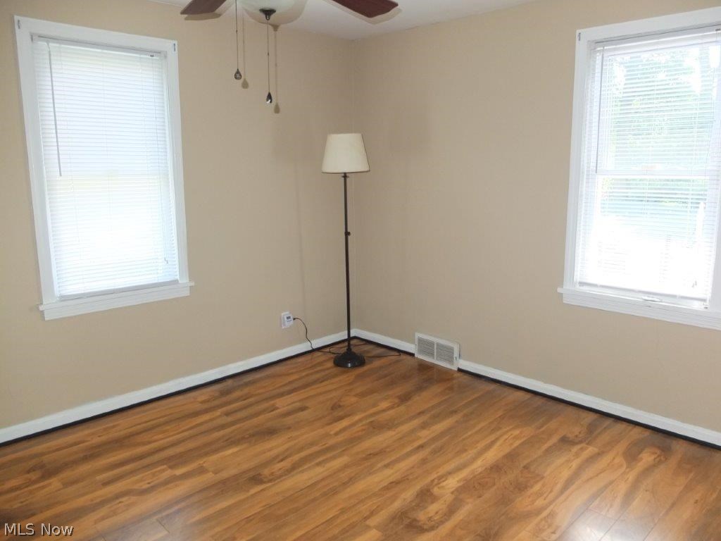 Bedroom 1 on main level with double closets.
