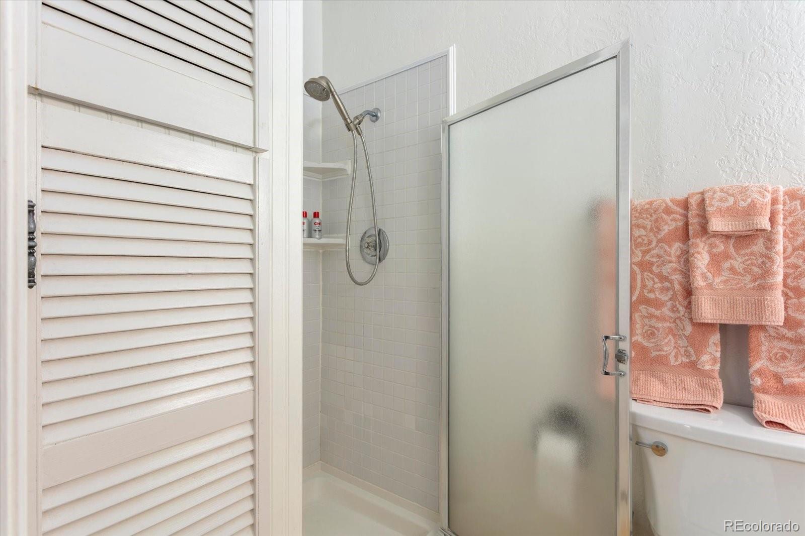 716 West Blarney Stone Road Howard, CO 81233 - Photo 16 of 50 a bathroom with a shower and a sink