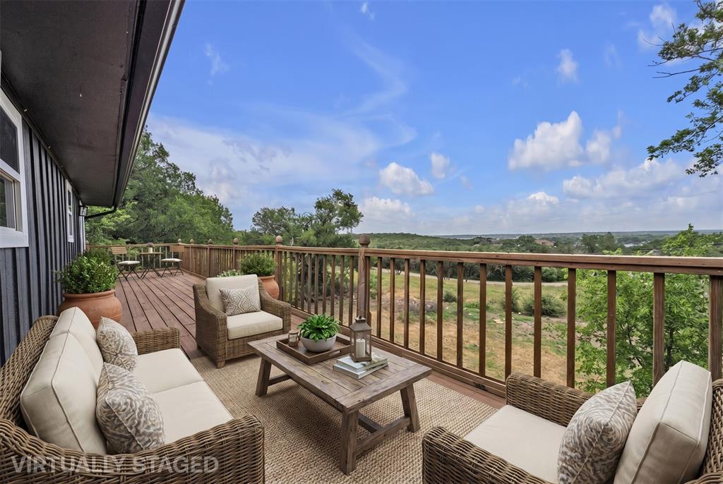 1719 Boot Hill Road Granbury, TX 76049 - Photo 30 of 35 Virtual Staging of balcony.