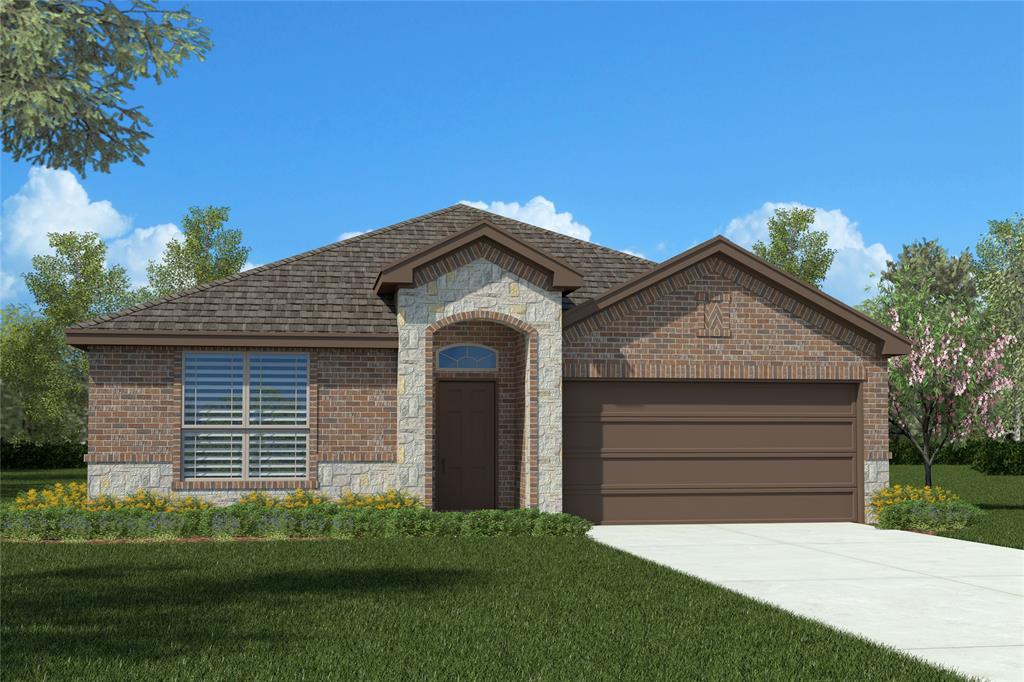 1926 Jackson Street Cleburne, TX 76033 - Photo 25 of 28 Front Elevation - D.R. Horton's CarlsbadFloorplan Elevation C - All Home and community information, including pricing, included features, terms, availability and amenities, are subject to change at any time without notice or obligation. All Drawings, pictures, photographs, video, square footages, floor plans, elevations, features, colors and sizes are approximate for illustration purposes only and will vary from the homes as built.