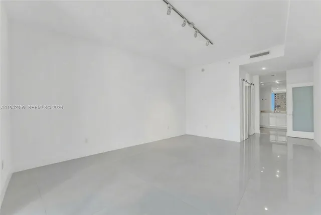 a view of an empty room