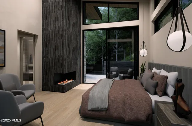 a bathroom with a granite countertop sink a toilet a mirror and bathtub