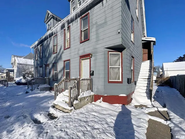 a view of a building with many windows
