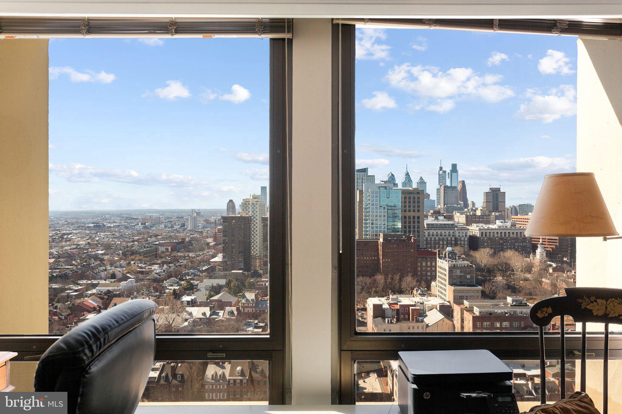 200 Locust Street, Unit 29AN Philadelphia, PA 19106 - Photo 23 of 58 a view of a city from a window