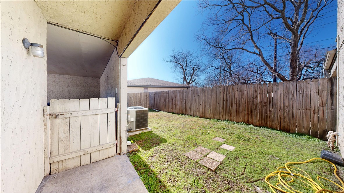 1325 Airline Drive College Station, TX 77845 - Photo 22 of 26 a view of a backyard with wooden fence