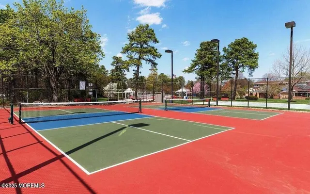 a view of tennis court