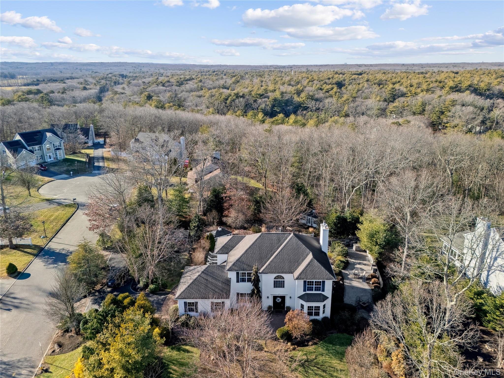 7 Brittany Court Ridge, NY 11961 - Photo 1 of 45 View from above of property featuring a heavily wooded area