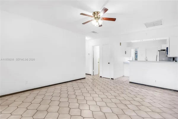 a view of a electric appliances in a room