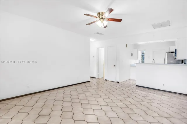 a view of a electric appliances in a room