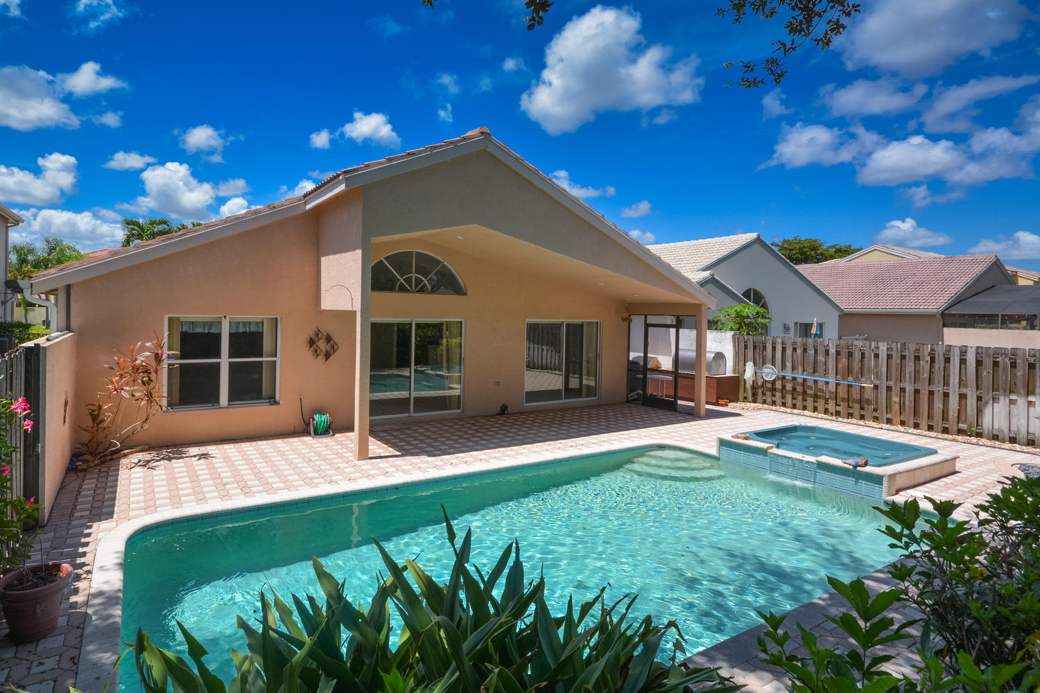 10784 Crescendo Circle Boca Raton, FL 33498 - Photo 25 of 41 pool back of house