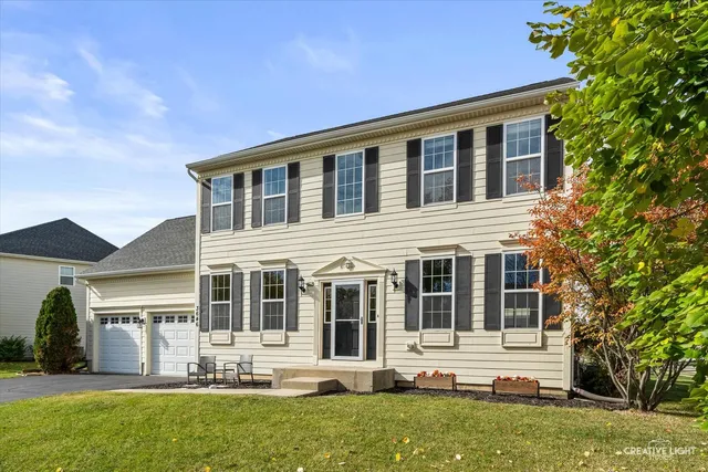 front view of house with a yard