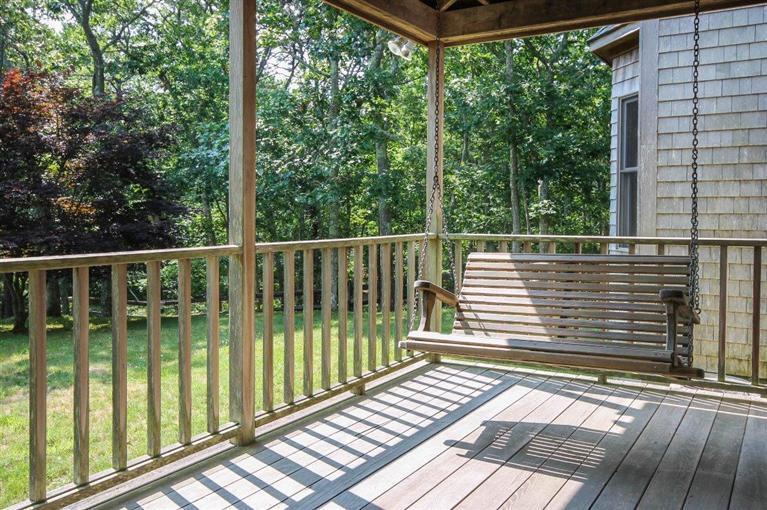 73 Pennywise Path Edgartown, MA 02539 - Photo 8 of 26 a view of a balcony with wooden floor