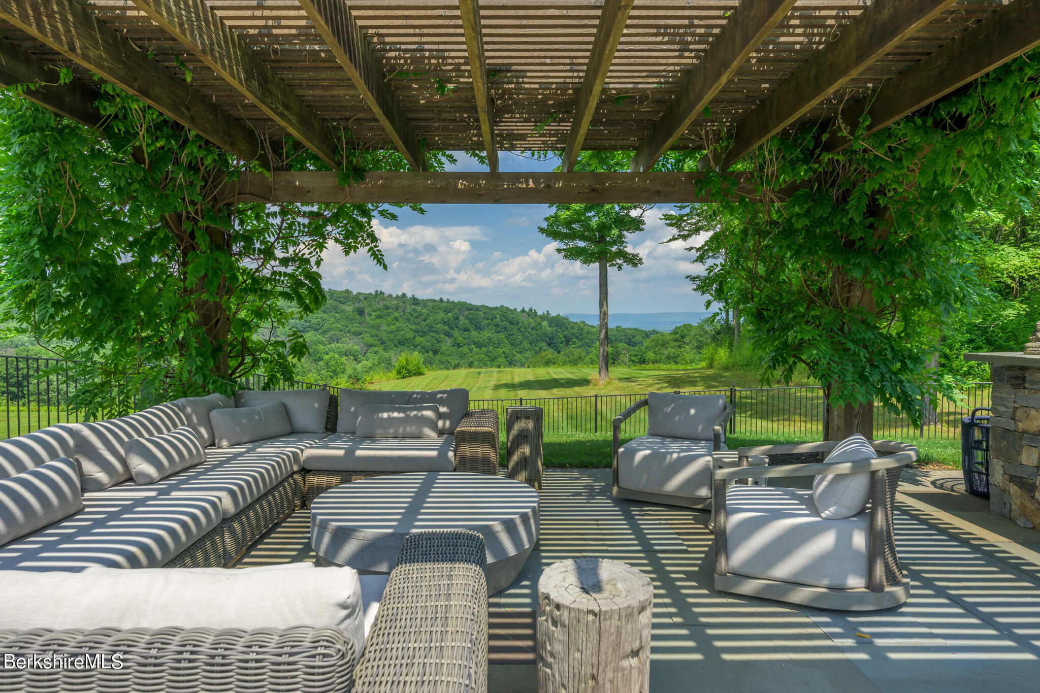 32 Oxbow Road Egremont, MA 01230 - Photo 47 of 61 Pergola w/ a View