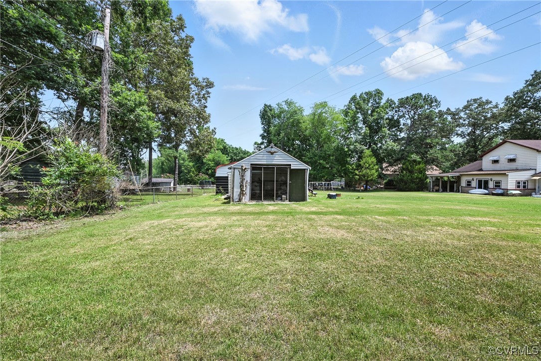 1593 Baxter Road Prince George, VA 23875 - Photo 42 of 48 a house with green field in front of it