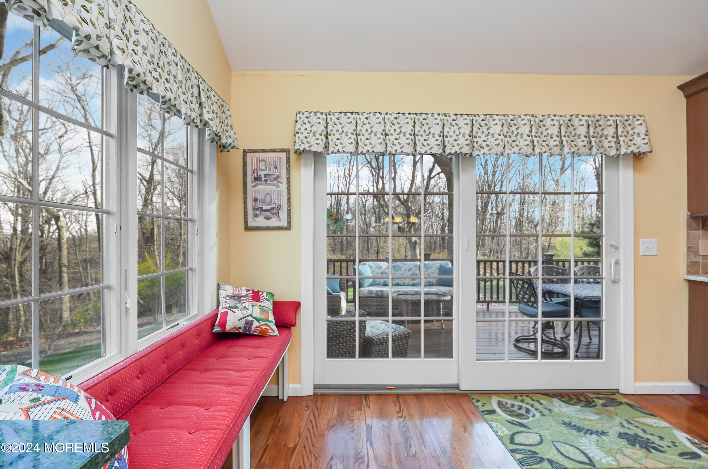45 Center Road Randolph, NJ 07869 - Photo 14 of 43 a living room with a bed and wooden floor