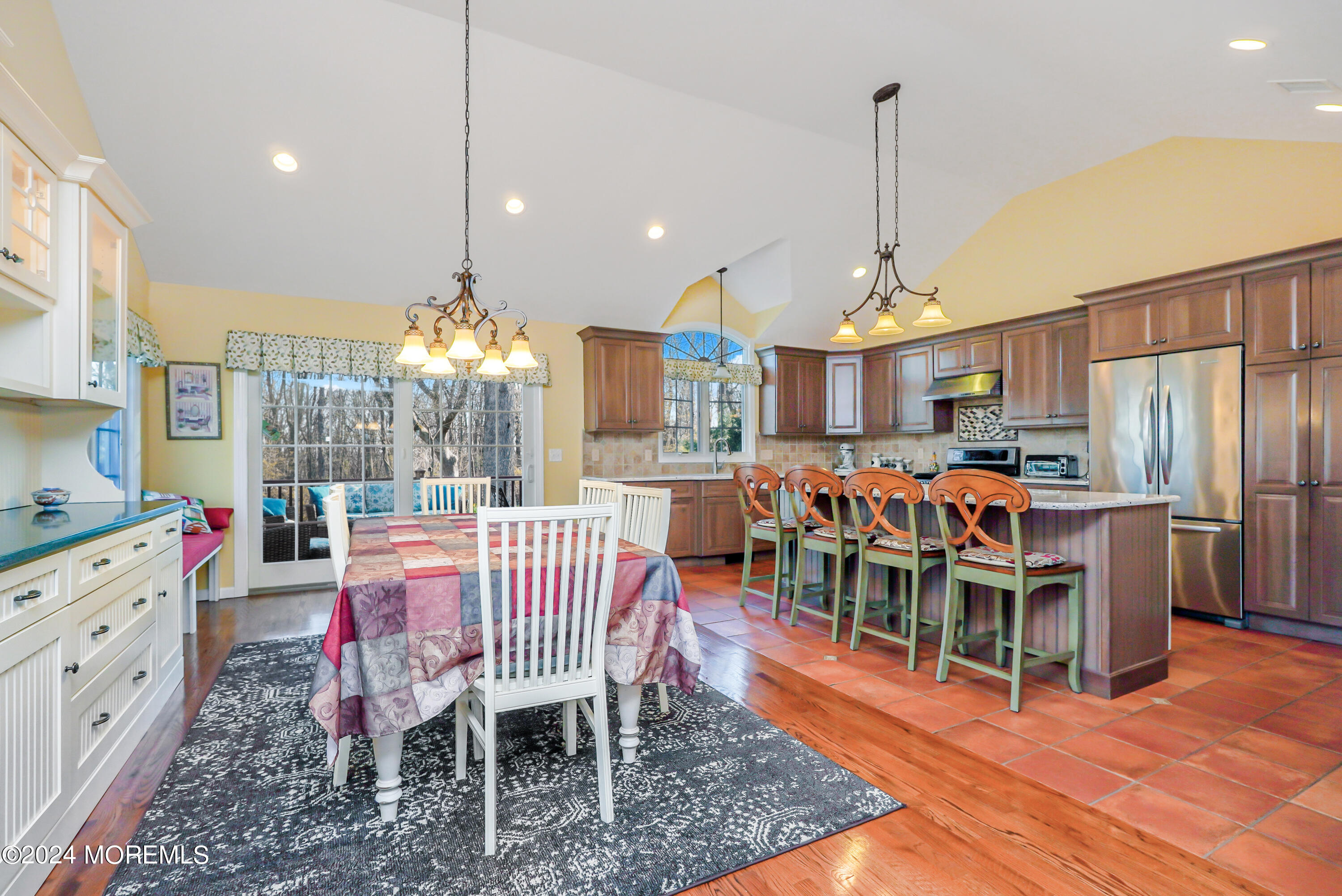 45 Center Road Randolph, NJ 07869 - Photo 8 of 43 a view of a dining room with furniture window and wooden floor