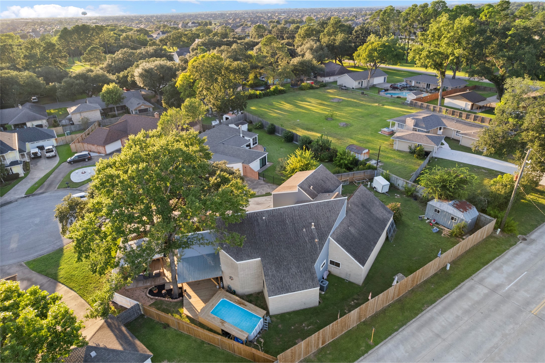 1824 Pine Cone Katy, TX 77493 - Photo 47 of 50 an aerial view of residential houses with outdoor space