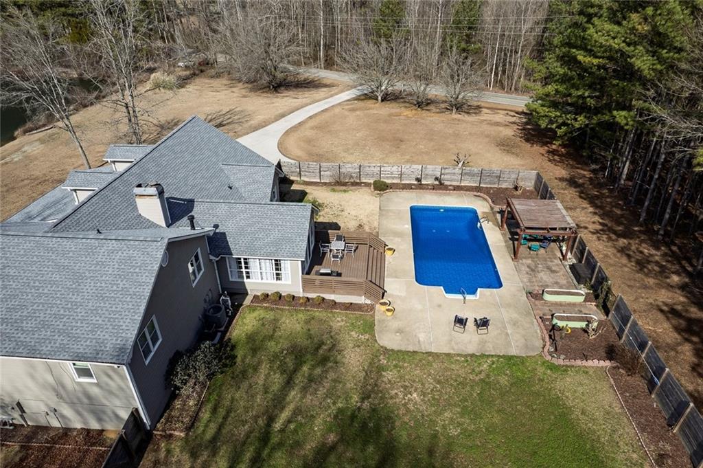 2133 Mann Road Douglasville, GA 30134 - Photo 61 of 69 an aerial view of residential houses with outdoor space