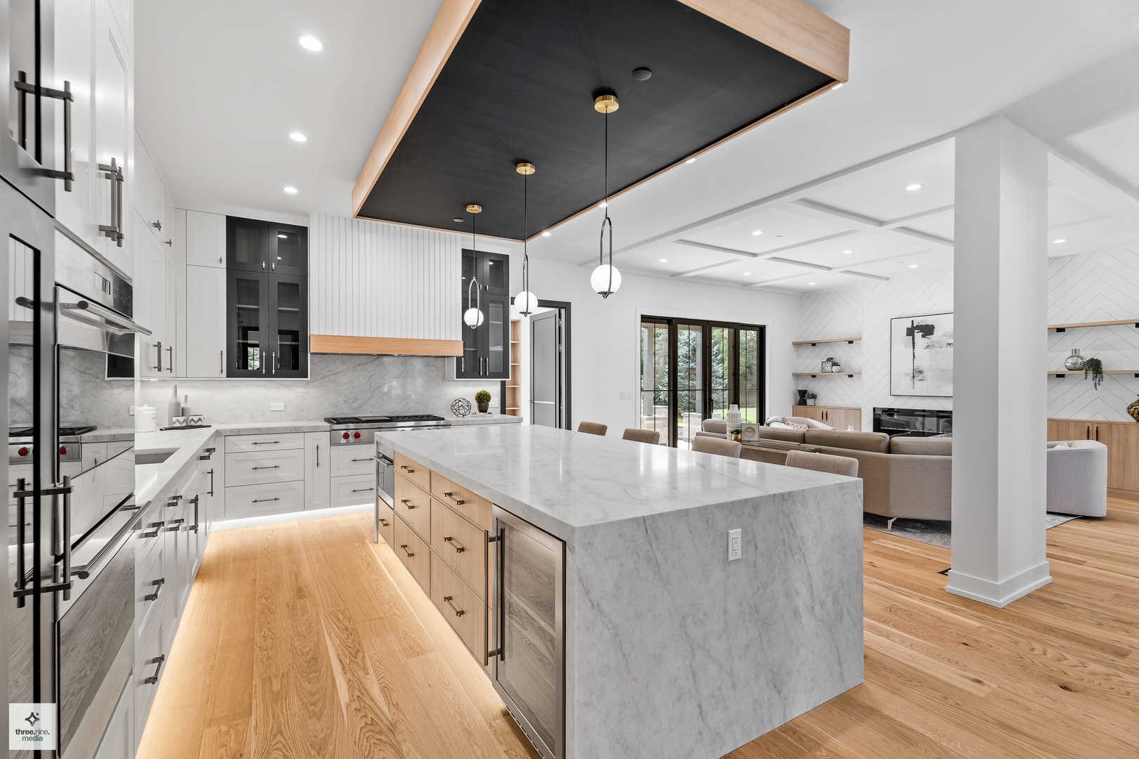 3005 Highland Road Northbrook, IL 60062 - Photo 9 of 68 a large kitchen with stainless steel appliances lots of counter space and a sink