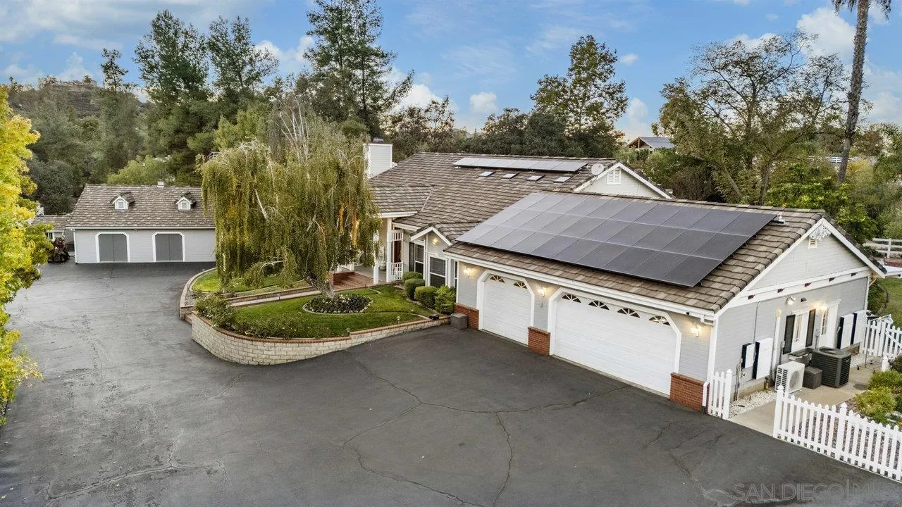 1728 Rancho Judith Alpine, CA 91901 - Photo 2 of 68 aerial view of a house with a yard and potted plants