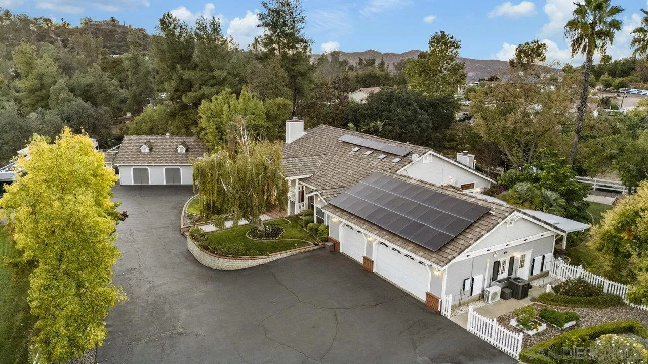 1728 Rancho Judith Alpine, CA 91901 - Photo 47 of 68 an aerial view of a house with a yard and large trees