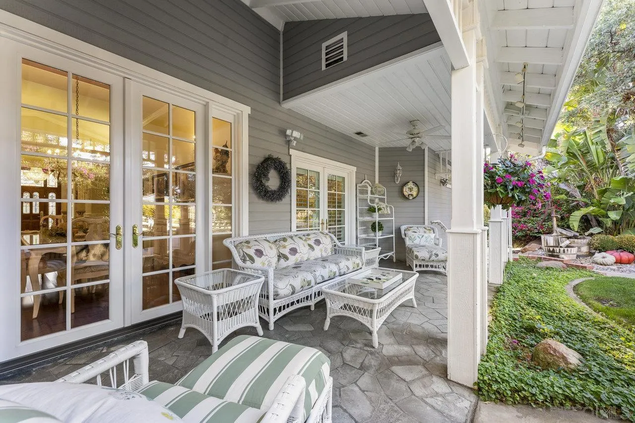 1728 Rancho Judith Alpine, CA 91901 - Photo 60 of 68 a view of a patio with table and chairs and potted plants
