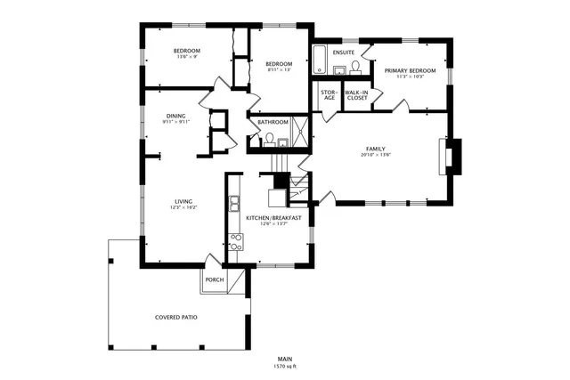 a picture of a floor plan
