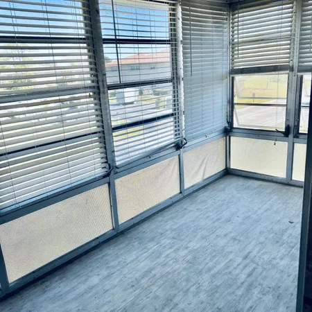 a view of a room with window