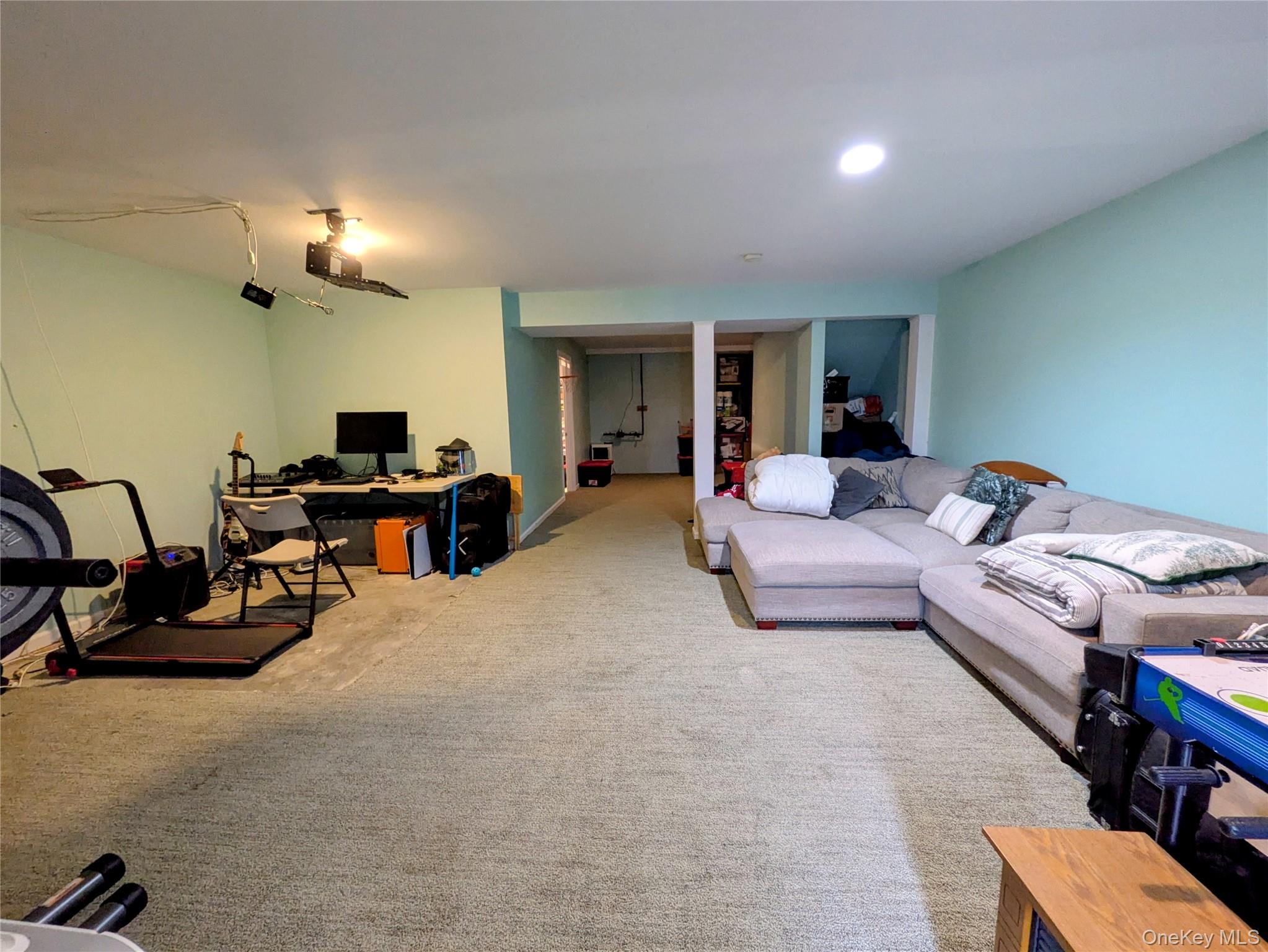 1206 Eagles Ridge Road Brewster, NY 10509 - Photo 26 of 29 Living area featuring an office area and carpet flooring