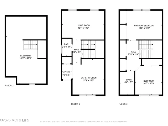 $2,500 | 112 Morris Avenue, Unit B, Long Branch, NJ 07740