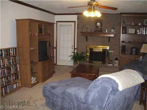1390 Mock Road High Point, NC 27265 - Photo 4 of 9 Other. Living Room with Fireplace.