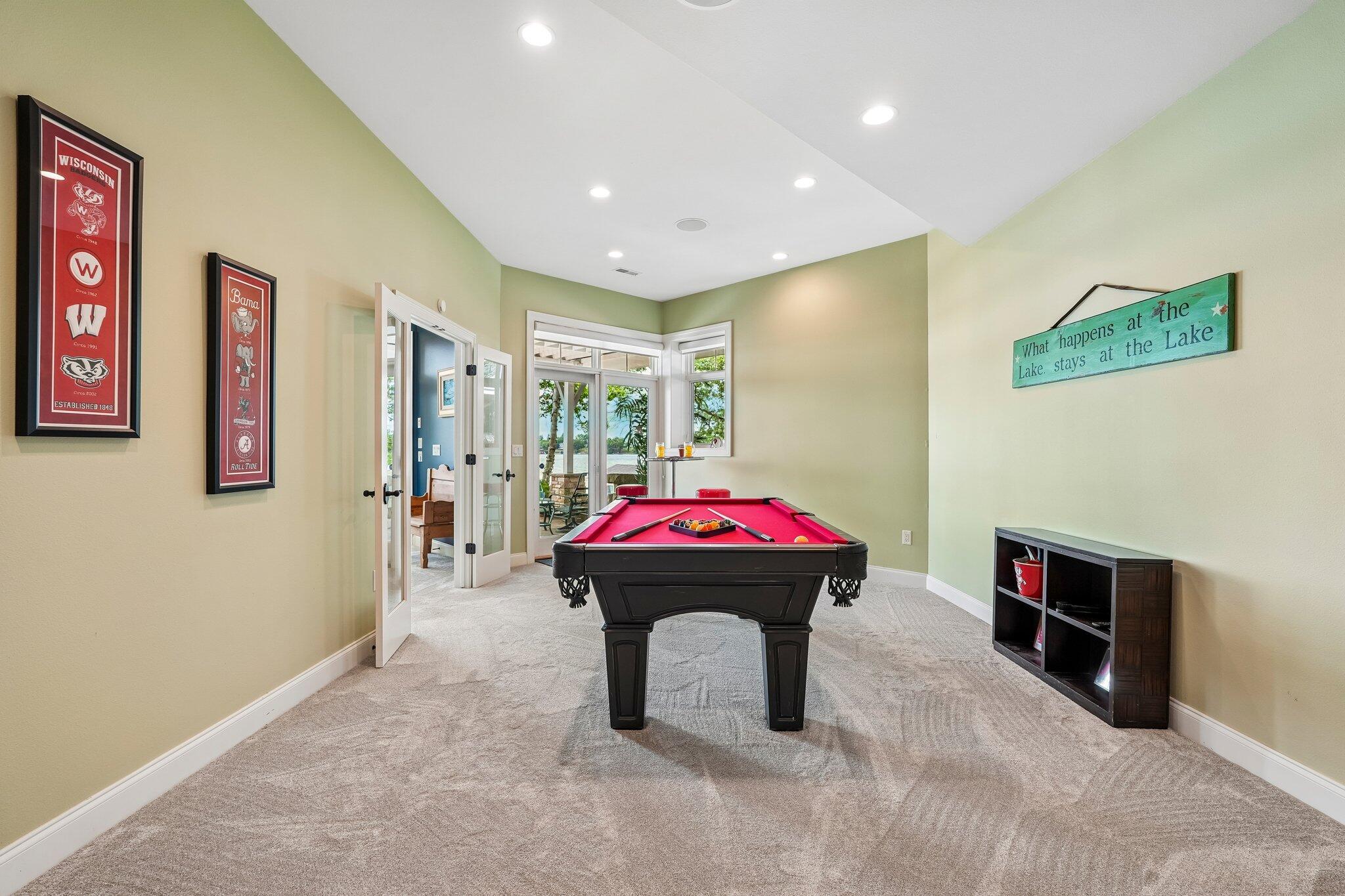 W343N6293 South Bayview Road Oconomowoc, WI 53066 - Photo 84 of 104 Billiard room - pool table included!