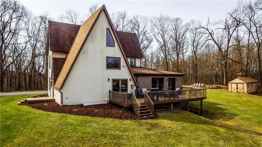 476 Portman Road Butler, PA 16002 - Photo 22 of 25 Deck Access Overlooking Beautiful Wooded Lot