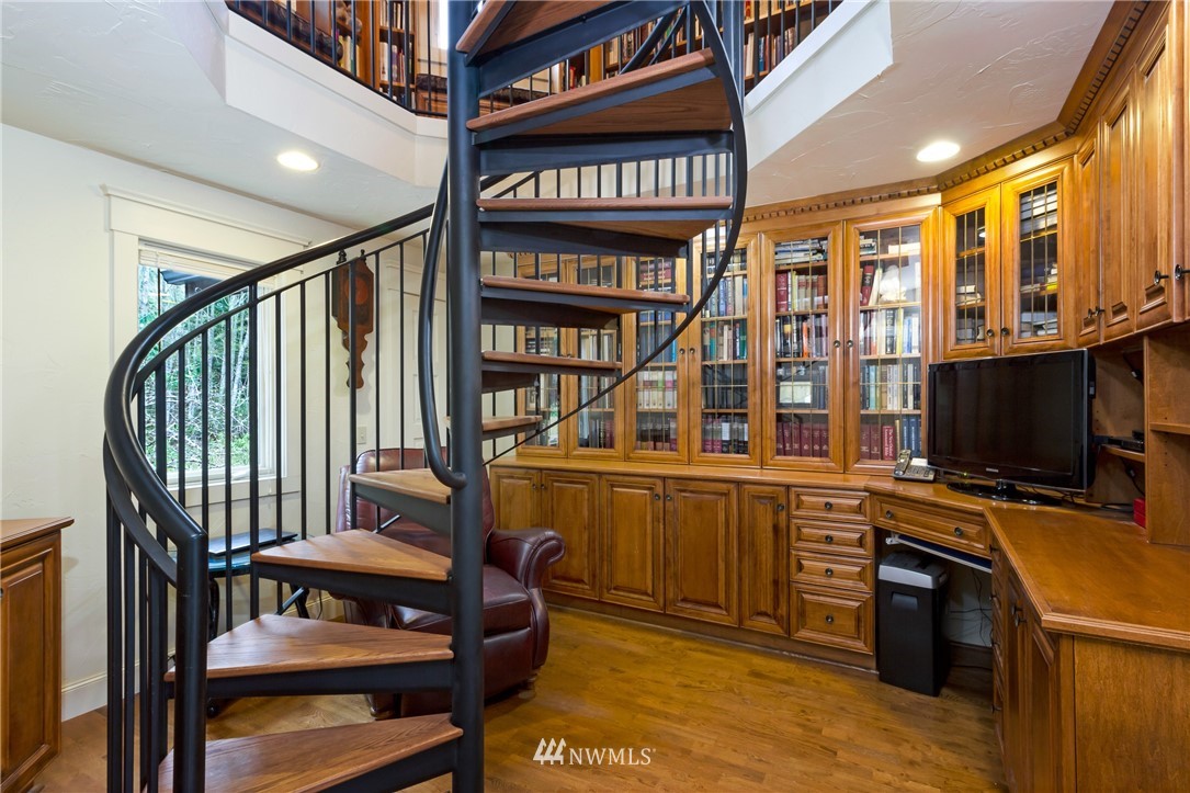 764 Big Foot Road Friday Harbor, WA 98250 - Photo 4 of 34 a view of a kitchen with furniture and staircase