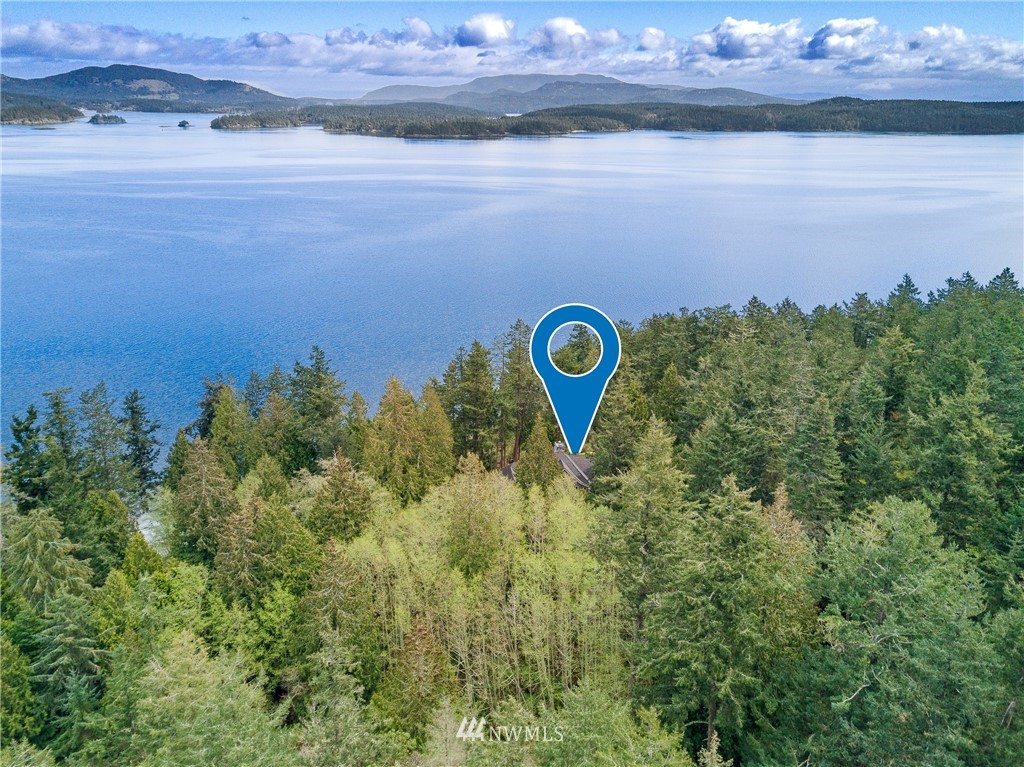 764 Big Foot Road Friday Harbor, WA 98250 - Photo 32 of 34 a view of a lake with a swimming pool
