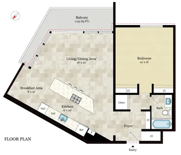 $795,000 | 1200 Gough Street, Unit 23D, San Francisco, CA 94109