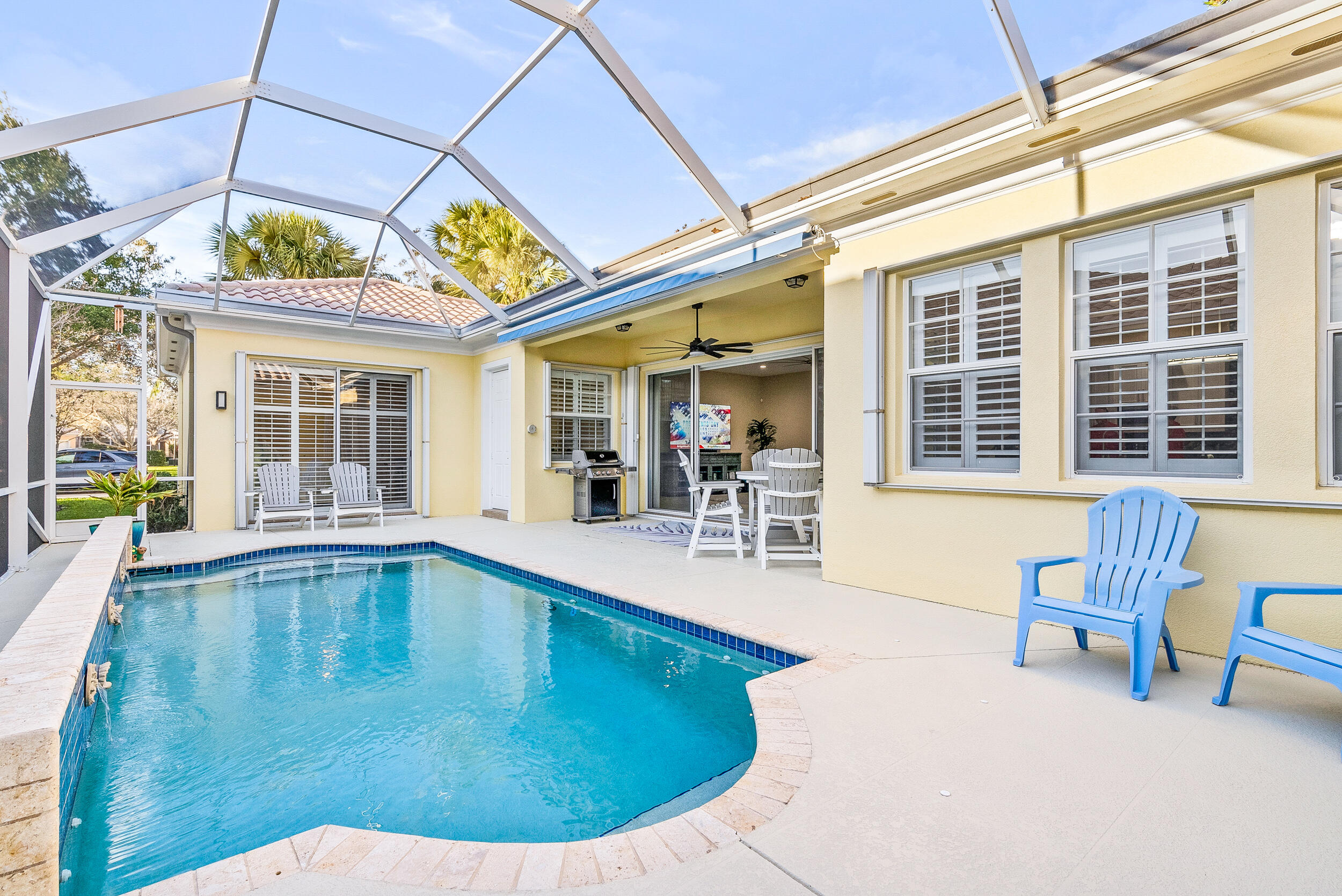 221 Florence Drive Jupiter, FL 33458 - Photo 27 of 28 Screened in Patio