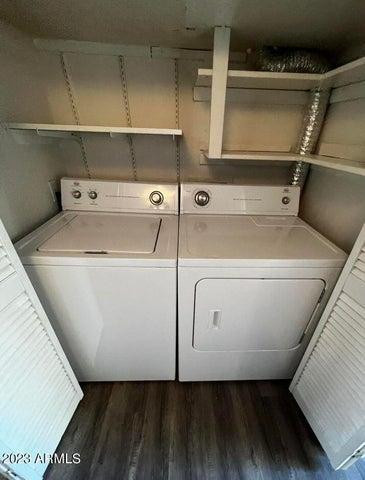 12221 West Bell Road, Unit 224 Surprise, AZ 85378 - Photo 9 of 12 a utility room with dryer and washer