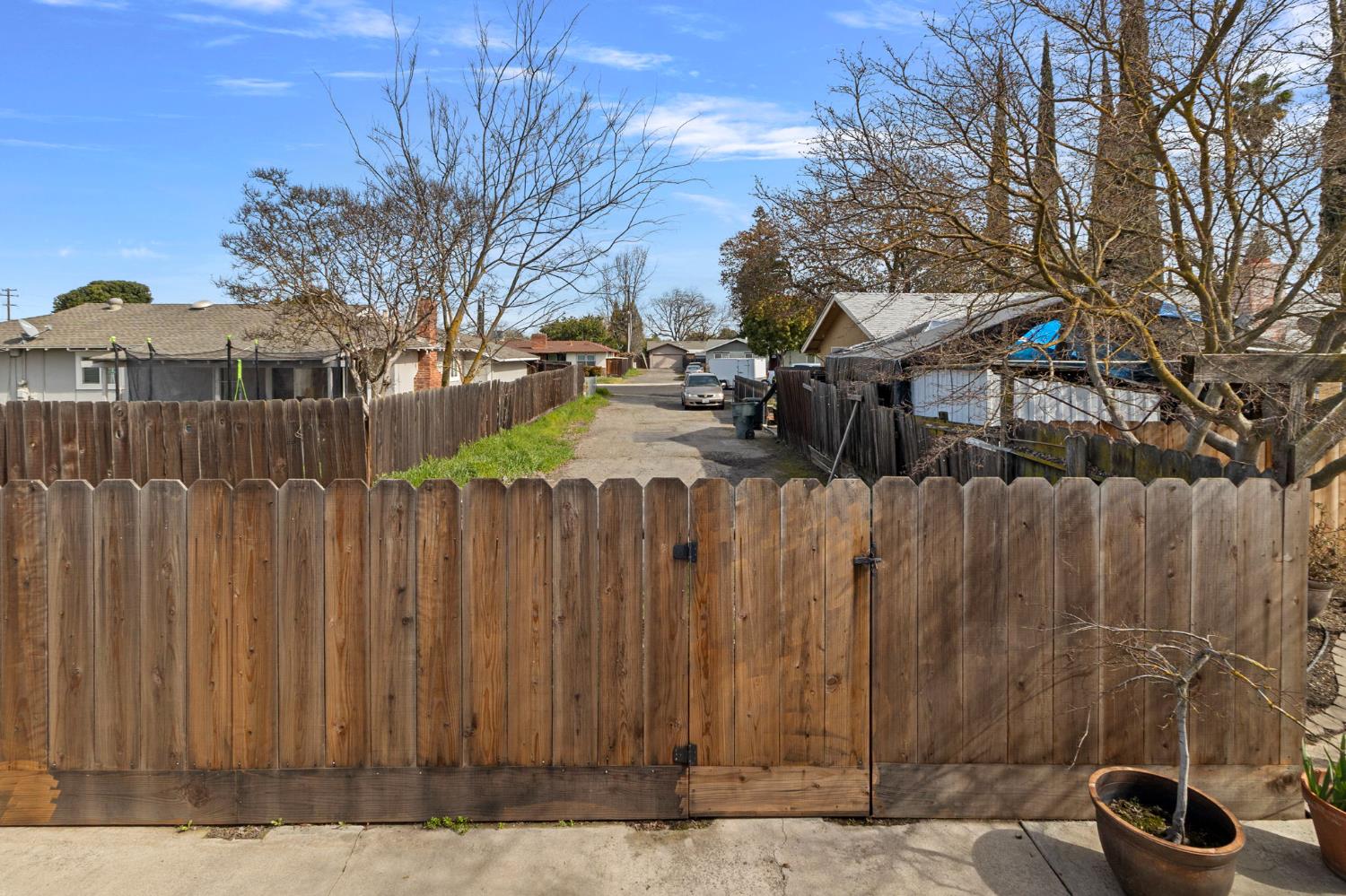 1428 Kent Way Modesto, CA 95355 - Photo 25 of 27 Alley access to the RV/boat pad
