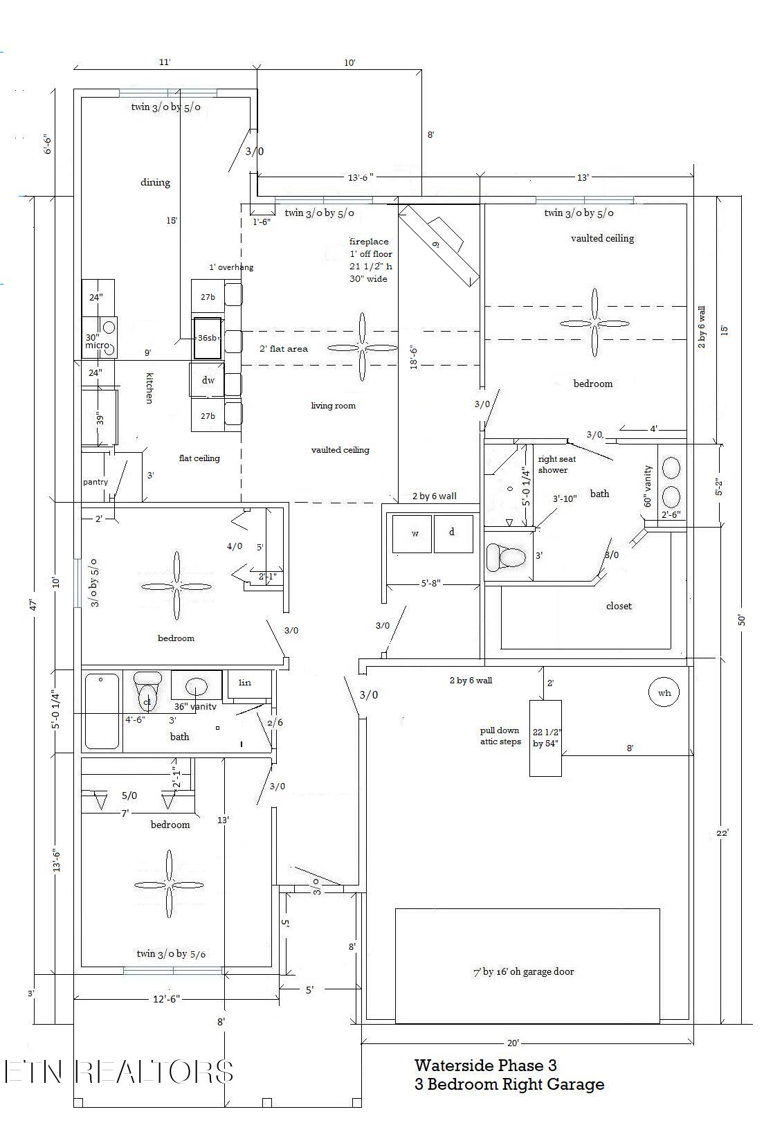 540 Henderson Road, Unit 134 Pigeon Forge, TN 37862 - Photo 49 of 53 Waterside 3 bedroom Right Garage Phase 3