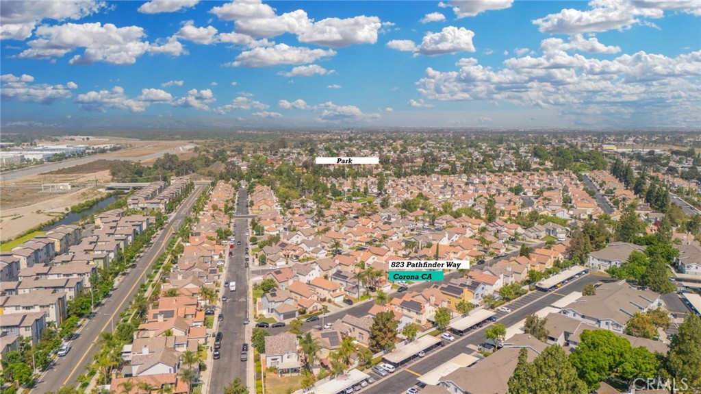 823 Pathfinder Way Corona, CA 92878 - Photo 58 of 59 an aerial view of residential building with yard