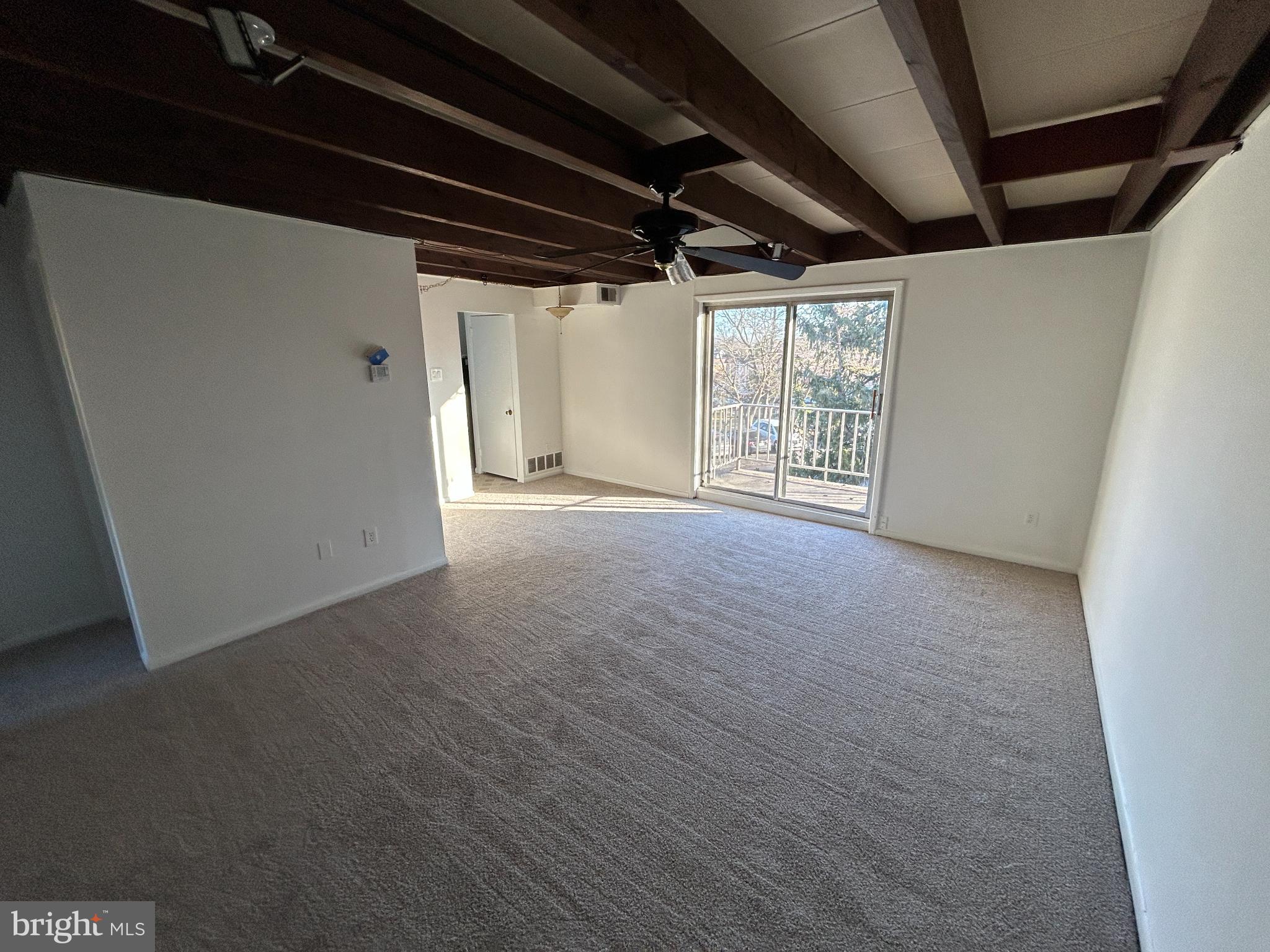 885 North York Road, Unit 1B Warminster, PA 18974 - Photo 5 of 8 Living room/view of balcony