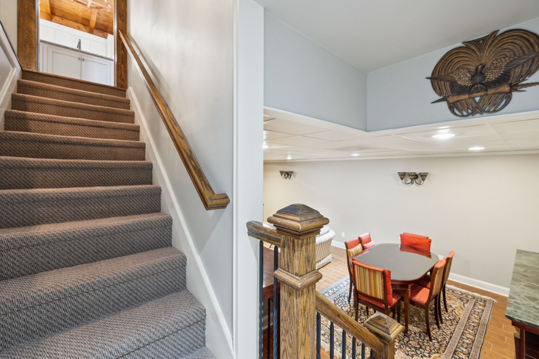 196 Moore Road Westpoint, TN 38486 - Photo 40 of 89 a living room with furniture and stairs